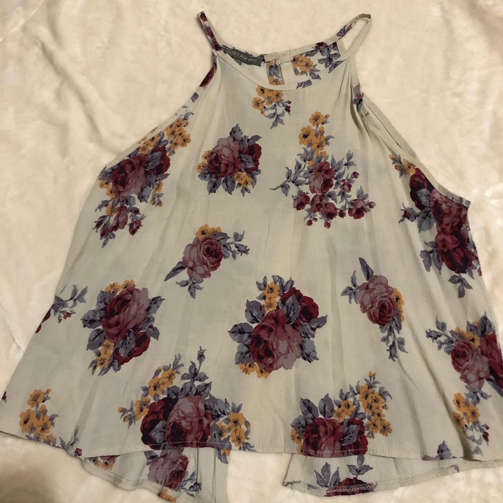 Open Back Tank Top